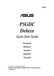 Asus P5GDC Deluxe Guia De Inicio Rapido