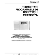 Honeywell MagicStat/32 CT3200 Instrucciones De Programación E Instalación