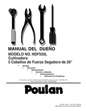 Poulan HDF550L Manual Del Dueño