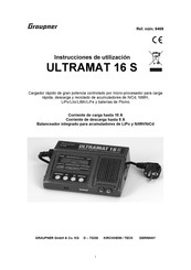 GRAUPNER ULTRAMAT 16 S Instrucciones De Utilizacion