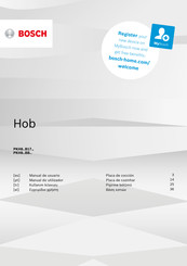 Bosch Hob PKH8B17 Serie Manual De Usuario