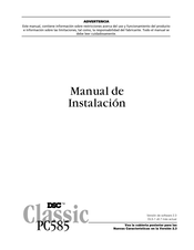 DSC New Classic PC585 Manual De Instalación