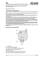 Jung 2501 UP Manual De Instrucciones