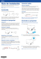 Epson EF12 Guia De Instalacion