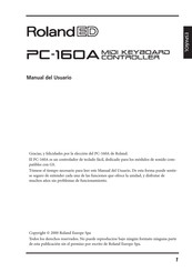 Roland PC-160A Manual Del Usuario