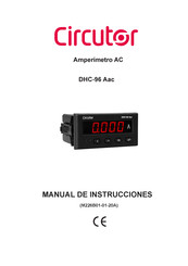 Circutor DHC-96 Aac Manual De Instrucciones