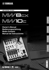 Yamaha MW10C Manual De Instrucciones