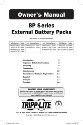 Tripp-Lite BP48V60RT-3U Manual Del Propietário