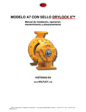 Wilfley DRYLOCK II A7 Manual De Instalación, Operación, Mantenimiento Y Almacenamiento