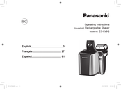 Panasonic ES-LV9Q Instrucciones De Operación