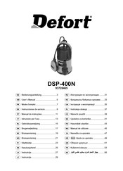 Defort DSP-400N Instrucciones De Servicio