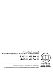 Husqvarna 440e II TrioBrake Manual De Instrucciones