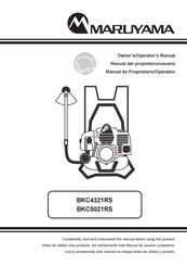 Maruyama BKC5021RS Manual Del Propietario/Usuario