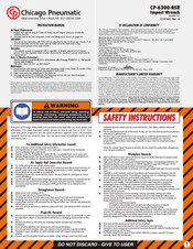 Chicago Pneumatic CP-6300-RSR Manual De Instrucciones