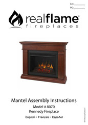 RealFlame 8070E-W Manual De Instrucciones