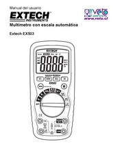 Extech Instruments EX503 Manual Del Usuario