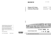 Sony HDR CX700 Guía De Operaciónes