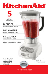 KitchenAid KSB560 Instrucciones Y Recetas