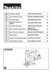 Makita JV103D Manual De Instrucciones