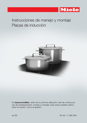 Miele KM 7564 FL Instrucciones De Manejo Y Montaje