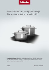 Miele KM 6629-1 Instrucciones De Manejo Y Montaje