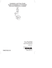 Kohler K-3487 Guía De Instalación Y Cuidado
