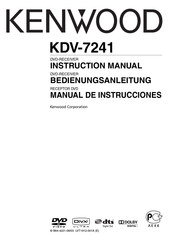 Kenwood KDV-7241 Manual De Instrucciones