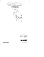 Kohler K-3608 Guía De Instalación Y Cuidado