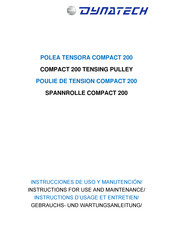 Dynatech COMPACT 200 Instrucciones De Uso Y Manutención