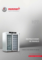 Memmert HPP 1040 Instrucciones De Manejo