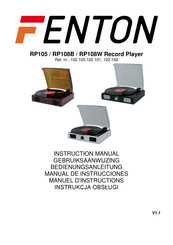 Fenton RP105 Manual De Instrucciones