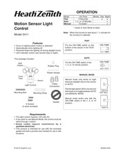 Heath Zenith 5411 Manual Del Usuario