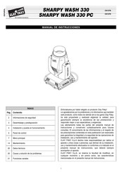 Clay Paky SHARPY WASH 330 PC Manual De Instrucciones