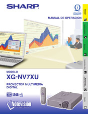 Sharp XG-NV7XU Manual De Operación