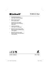 EINHELL TC-SM 2131 Dual Manual De Instrucciones Original