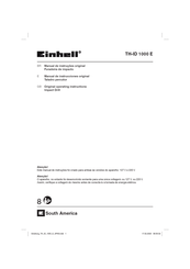 EINHELL TH-ID 1000 E Manual De Instrucciones