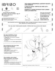 Brizo Charlotte 65385LF-LHP Manual Del Usario