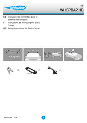 Whispbar WHISPBAR HD T16 Instrucciones De Montaje