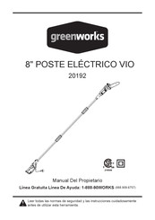 GreenWorks 20192 Manual Del Propietário
