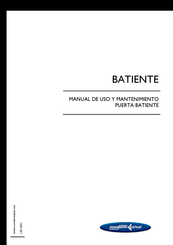 Novoferm BATIENTE Manual De Uso Y Mantenimiento