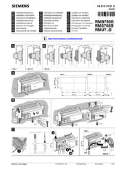 Siemens RMU7 Serie Instrucciones De Montaje