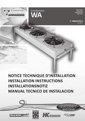 Heatcraft WA Serie Manual Técnico De Instalación