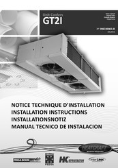 Heatcraft FRIGA-BOHN HK Refrigeration GT2I26R Manual Técnico De Instalación