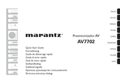 Marantz AV7702 Guia De Inicio Rapido