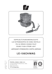 Federal Signal VAMA LE-106CH/MAG Instrucciones De Instalación Y Funcionamiento