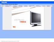 Philips 190C6 Manual Del Usuario