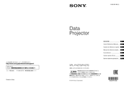 Sony VPL-FHZ70 Manual De Referencia Rápida