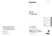 Sony VPL-FW65 Manual De Referencia