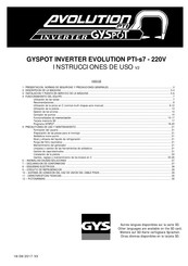 GYS EVOLUTION PTI-s7 Instrucciones De Uso