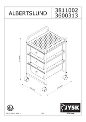 JYSK ALBERTSLUND 3811002 Manual De Instrucciones